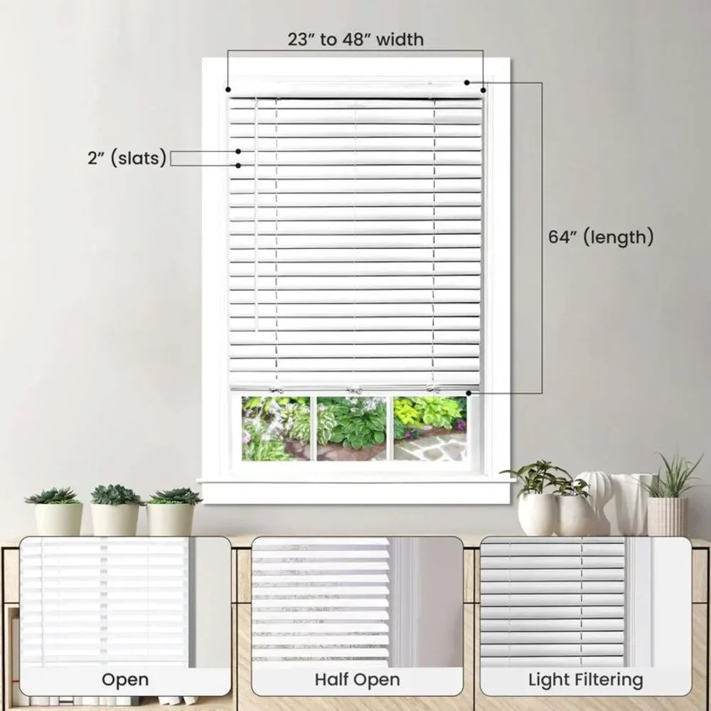 PowerSellerUSA Cordless Window Blinds, 2
